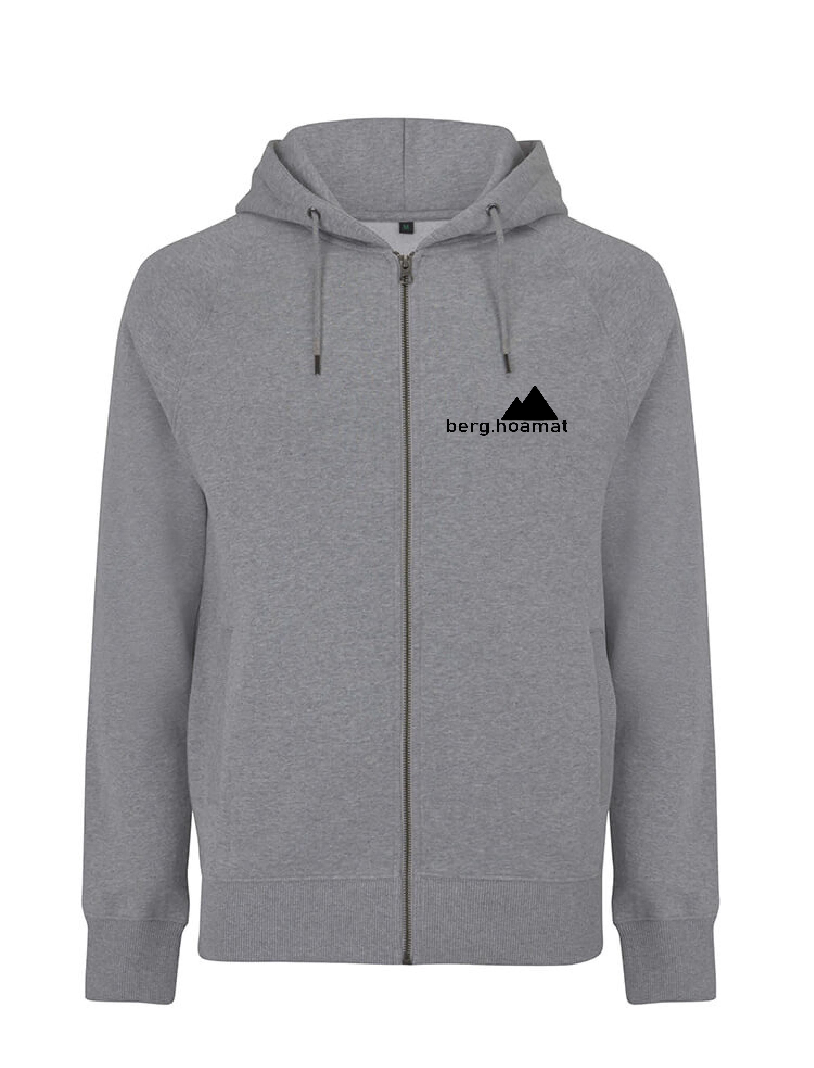 Zip Up Hoodie in grau